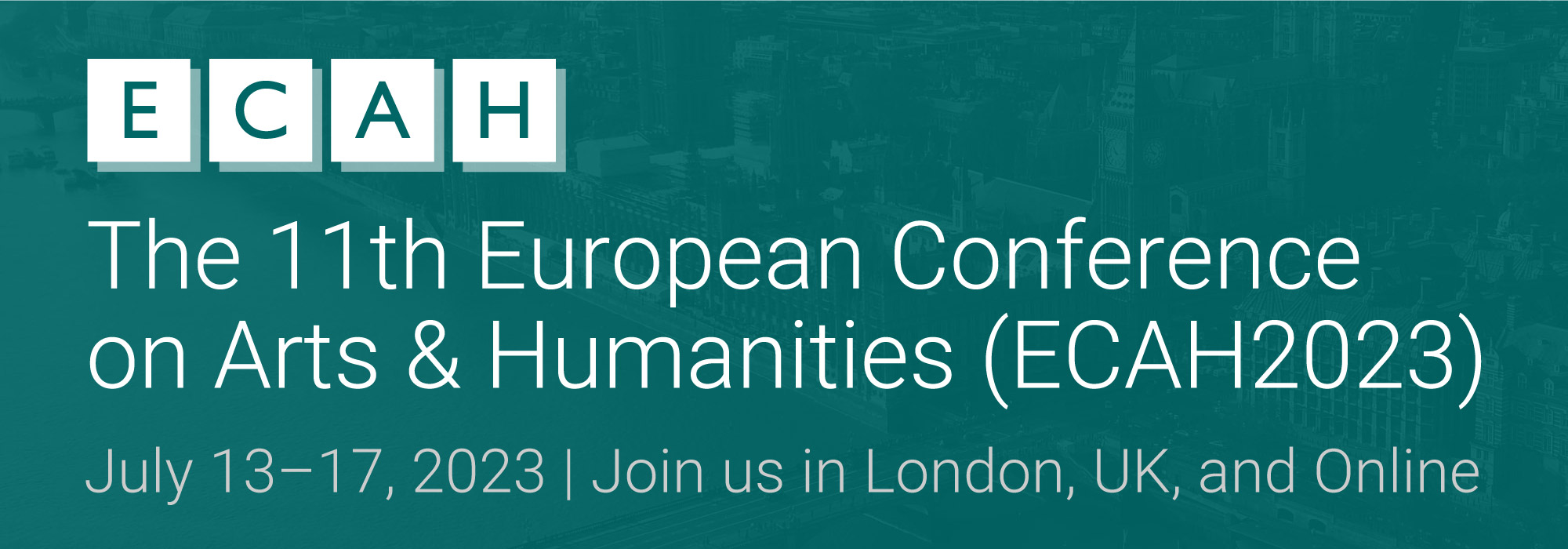 The 11th European Conference on Arts & Humanities ECAH2023 Logo